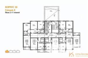 2-к квартира, вторичка, 65м2, 13/17 этаж