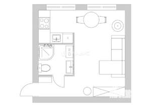 Студия квартира, вторичка, 31м2, 1/5 этаж