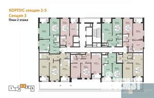 1-к квартира, вторичка, 55м2, 2/24 этаж