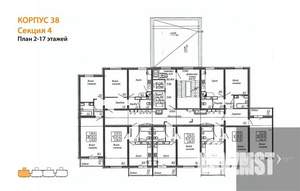 1-к квартира, вторичка, 38м2, 9/17 этаж