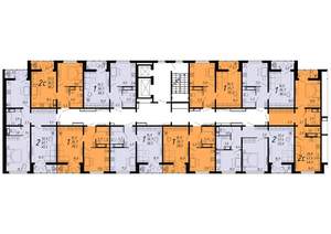 1-к квартира, строящийся дом, 38м2, 5/16 этаж