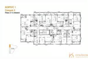 1-к квартира, вторичка, 50м2, 3/15 этаж