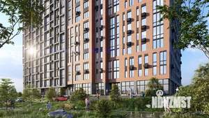 1-к квартира, строящийся дом, 36м2, 6/24 этаж