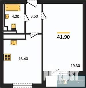 1-к квартира, вторичка, 42м2, 3/17 этаж
