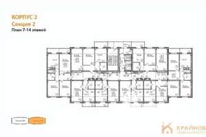 2-к квартира, вторичка, 49м2, 10/15 этаж