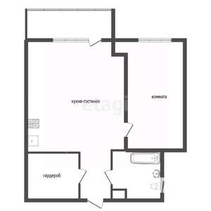 2-к квартира, вторичка, 59м2, 3/21 этаж