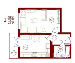 Фото квартиры на продажу (1)