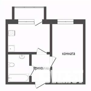 1-к квартира, вторичка, 37м2, 2/17 этаж
