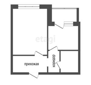 1-к квартира, вторичка, 32м2, 1/10 этаж