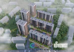 1-к квартира, строящийся дом, 21м2, 2/17 этаж