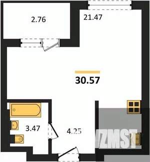 Студия квартира, вторичка, 31м2, 8/28 этаж