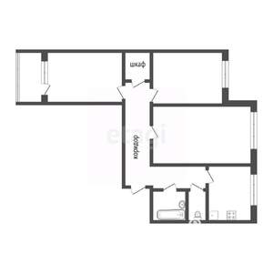 3-к квартира, вторичка, 67м2, 6/10 этаж