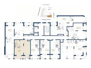 1-к квартира, вторичка, 52м2, 4/7 этаж