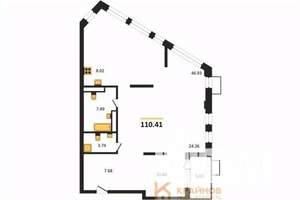 4-к квартира, вторичка, 110м2, 18/21 этаж