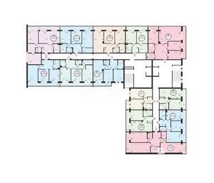 2-к квартира, строящийся дом, 62м2, 8/8 этаж