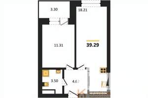 1-к квартира, вторичка, 39м2, 10/28 этаж