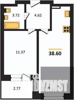 1-к квартира, вторичка, 39м2, 8/28 этаж