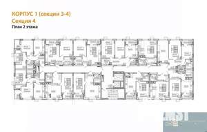 1-к квартира, вторичка, 42м2, 2/13 этаж