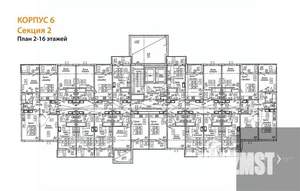 2-к квартира, вторичка, 58м2, 10/17 этаж