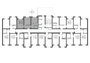 2-к квартира, вторичка, 52м2, 2/17 этаж