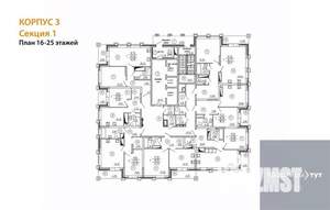 1-к квартира, вторичка, 38м2, 19/25 этаж