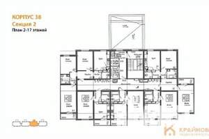 1-к квартира, вторичка, 38м2, 5/17 этаж