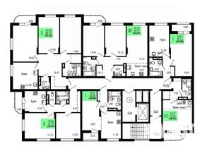 1-к квартира, строящийся дом, 40м2, 5/9 этаж