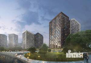 1-к квартира, строящийся дом, 38м2, 6/21 этаж