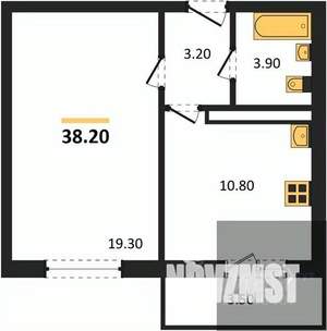 1-к квартира, вторичка, 38м2, 6/17 этаж