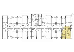 1-к квартира, вторичка, 47м2, 2/18 этаж
