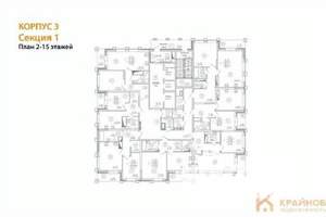 1-к квартира, вторичка, 59м2, 5/25 этаж