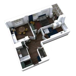 2-к квартира, вторичка, 69м2, 19/25 этаж