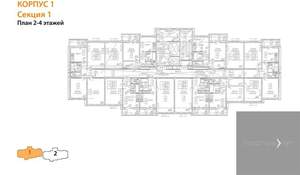 2-к квартира, вторичка, 44м2, 2/16 этаж