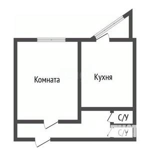 1-к квартира, вторичка, 51м2, 6/6 этаж
