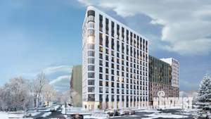 2-к квартира, строящийся дом, 61м2, 6/13 этаж