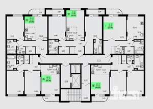 1-к квартира, строящийся дом, 54м2, 7/9 этаж