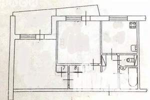 2-к квартира, вторичка, 48м2, 1/9 этаж