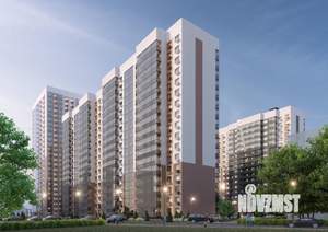 2-к квартира, строящийся дом, 58м2, 7/17 этаж