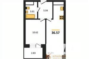 1-к квартира, вторичка, 37м2, 10/28 этаж