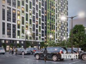 2-к квартира, строящийся дом, 55м2, 22/27 этаж