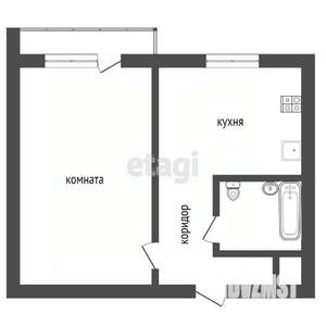 1-к квартира, вторичка, 28м2, 3/4 этаж