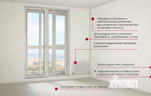 1-к квартира, вторичка, 46м2, 23/25 этаж