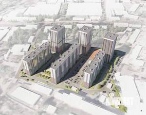 1-к квартира, строящийся дом, 21м2, 9/17 этаж