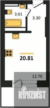 Студия квартира, вторичка, 21м2, 2/28 этаж
