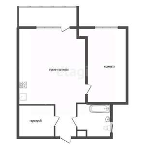 2-к квартира, вторичка, 60м2, 21/21 этаж