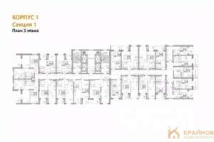 1-к квартира, вторичка, 47м2, 3/28 этаж