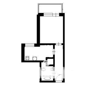 1-к квартира, вторичка, 36м2, 8/19 этаж