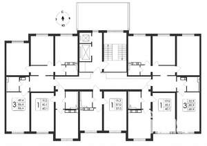 3-к квартира, вторичка, 90м2, 2/17 этаж