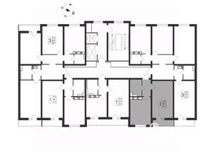 1-к квартира, вторичка, 42м2, 6/17 этаж