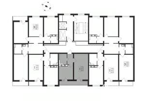 1-к квартира, вторичка, 40м2, 14/17 этаж